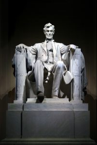 Lincoln Memorial with Dramatic Lighting